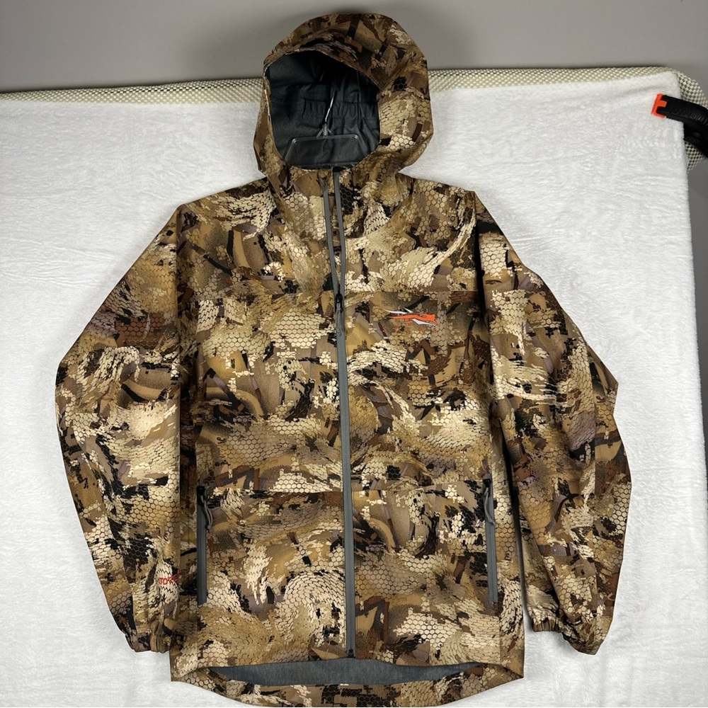 Sitka Dew Point Youth Large Optifade Waterfowl Hooded Jacket Goretex Lightweight